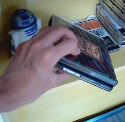 Landau afanando a trilha de ROTJ